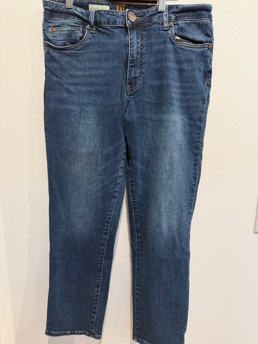 Kut from the Kloth Women's Medium Blue Straight Leg Jeans